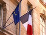 Флаги Франции и Евросоюза Флаги Франции и Евросоюза