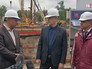 Сергей Собянин осматривает строительные работы Сергей Собянин осматривает строительные работы