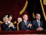 Президент России Владимир Путин и президент Бразилии Мишел Темер в Большом театре Президент России Владимир Путин и президент Бразилии Мишел Темер в Большом театре