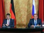 Министр иностранных дел России Сергей Лавров и министр иностранных дел Германии Зигмар Габриэль Министр иностранных дел России Сергей Лавров и министр иностранных дел Германии Зигмар Габриэль