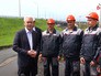 Мэр Москвы Сергей Собянин и строители Мэр Москвы Сергей Собянин и строители