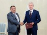 Мэр Москвы Сергей Собянин и мэр Бишкека Албек Ибраимов Мэр Москвы Сергей Собянин и мэр Бишкека Албек Ибраимов
