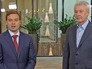 Сергей Собянин осматривает гостиницу Hilton Сергей Собянин осматривает гостиницу Hilton