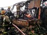 Последствия пожара в ангаре Последствия пожара в ангаре