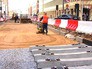 Укладка трамвайных рельс на Лесной улице Укладка трамвайных рельс на Лесной улице