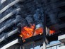 Пожар в многоэтажном доме Пожар в многоэтажном доме