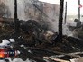 На месте пожара дома в Красноярском крае На месте пожара дома в Красноярском крае