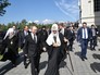 Президент России Владимир Путин и патриарх Кирилл во время посещения в День Военно-морского флота ставропигиального Никольского Морского собора в Кронштадте Президент России Владимир Путин и патриарх Кирилл во время посещения в День Военно-морского флота ставропигиального Никольского Морского собора в Кронштадте