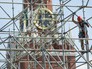 Монтаж сцены на Красной площади Монтаж сцены на Красной площади