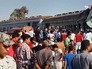 Последствия аварии на железной дороге в Египте Последствия аварии на железной дороге в Египте
