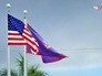 Флаги США и Гуама Флаги США и Гуама