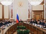 Председатель правительства России Дмитрий Медведев проводит заседание правительства Председатель правительства России Дмитрий Медведев проводит заседание правительства