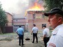 Пожар на территории жилого сектора в Ростове-на-Дону Пожар на территории жилого сектора в Ростове-на-Дону