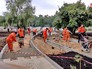 Работы по благоустройству парка Работы по благоустройству парка