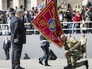 Президент Украины Пётр Порошенко принимает парад в Киеве Президент Украины Пётр Порошенко принимает парад в Киеве