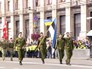 Военнослужащие армии Эстонии маршируют на параде в Киеве Военнослужащие армии Эстонии маршируют на параде в Киеве