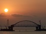 Железнодорожная арка строящегося моста через Керченский пролив Железнодорожная арка строящегося моста через Керченский пролив