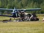Обломки самолета Ан-2, потерпевшего крушение во время авиашоу, на аэродроме "Черное" в подмосковной Балашихе Обломки самолета Ан-2, потерпевшего крушение во время авиашоу, на аэродроме "Черное" в подмосковной Балашихе