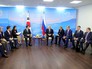 Президент России Владимир Путин и президент Республики Корея Мун Чже Ин Президент России Владимир Путин и президент Республики Корея Мун Чже Ин
