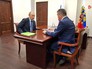 Президент России Владимир Путин и с губернатор Приморского Края Владимир Миклушевский Президент России Владимир Путин и с губернатор Приморского Края Владимир Миклушевский