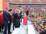 Владимир Путин и Джанни Инфантино на церемонии старта тура Кубка чемпионата мира по футболу 2018 года Владимир Путин и Джанни Инфантино на церемонии старта тура Кубка чемпионата мира по футболу 2018 года