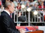Президент РФ Владимир Путин выступает на Красной площади Президент РФ Владимир Путин выступает на Красной площади