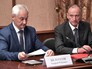 Помощник Президента Андрей Белоусов и Секретарь Совета Безопасности Николай Патрушев Помощник Президента Андрей Белоусов и Секретарь Совета Безопасности Николай Патрушев