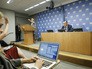 Глава МИД РФ Сергей Лавров на пресс-конференции в ООН Глава МИД РФ Сергей Лавров на пресс-конференции в ООН