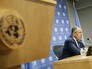Глава МИД РФ Сергей Лавров на пресс-конференции в ООН Глава МИД РФ Сергей Лавров на пресс-конференции в ООН