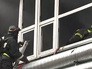 Пожар в здании бизнес-центра "Темп" в Москве Пожар в здании бизнес-центра "Темп" в Москве