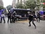 Полиция Италии разгоняет митинг Полиция Италии разгоняет митинг