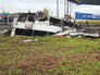 Пассажирский автобус, столкнувшийся c поездом на железнодорожном переезде во Владимирской области Пассажирский автобус, столкнувшийся c поездом на железнодорожном переезде во Владимирской области