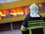 Пожарные на месте возгорания на строительном рынке "Синдика" Пожарные на месте возгорания на строительном рынке "Синдика"