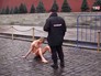 Пётр Павленский на Красной площади в Москве Пётр Павленский на Красной площади в Москве