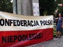 Протесты возле советских памятников в Польше Протесты возле советских памятников в Польше