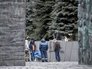 Монумент "Стена скорби" в центре Москвы Монумент "Стена скорби" в центре Москвы