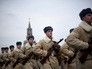 Участники марша, посвященного 76-й годовщине военного парада 1941 года Участники марша, посвященного 76-й годовщине военного парада 1941 года