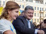 Жена президента Украины Марина Порошенко с супругом Жена президента Украины Марина Порошенко с супругом