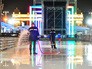 Заливка катка в Парке Горького Заливка катка в Парке Горького