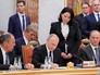 Президент России Владимир Путин на подписании совместных документов по итогам заседания ОДКБ Президент России Владимир Путин на подписании совместных документов по итогам заседания ОДКБ