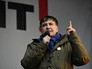 Михаил Саакашвили выступает на митинге в центре Киеве Михаил Саакашвили выступает на митинге в центре Киеве
