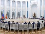 Владимир Путин во время встречи с руководством Совета Федерации и Государственной Думы Владимир Путин во время встречи с руководством Совета Федерации и Государственной Думы
