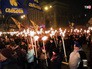 Факельный марш украинских радикалов Факельный марш украинских радикалов