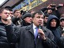 Михаил Саакашвили возле апелляционного суда в Киеве Михаил Саакашвили возле апелляционного суда в Киеве