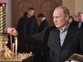 Владимир Путин на Рождественском богослужении в церкви святых и праведных Симеона Богоприимца и Анны Пророчицы Владимир Путин на Рождественском богослужении в церкви святых и праведных Симеона Богоприимца и Анны Пророчицы