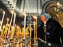 Православные верующие в храме Православные верующие в храме