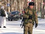Оцепление возле школы в Бурятии Оцепление возле школы в Бурятии