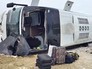 Последствие ДТП с участием автобуса Последствие ДТП с участием автобуса