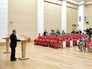 Президент России Владимир Путин и спортсмены олимпийской сборной Президент России Владимир Путин и спортсмены олимпийской сборной