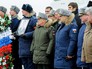 Военнослужащие на церемонии прощания с летчиком Романом Филиповым Военнослужащие на церемонии прощания с летчиком Романом Филиповым